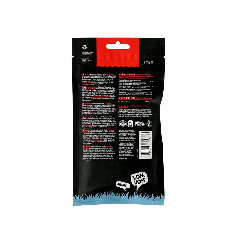 Dogman Fisk och kycklingstrips 80g - 2