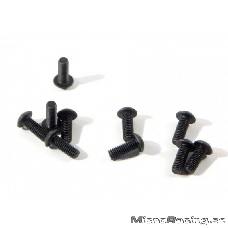 DEAL* HB RACING - M3x8mm Button Head Screws, 10pcs