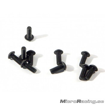 DEAL* HB RACING - M3x8mm Button Head Screws, 10pcs