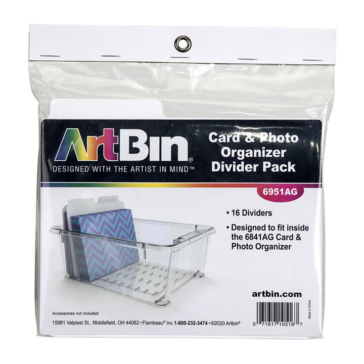 ArtBin Card & Photo Organizer - Divider Pack 6951AG