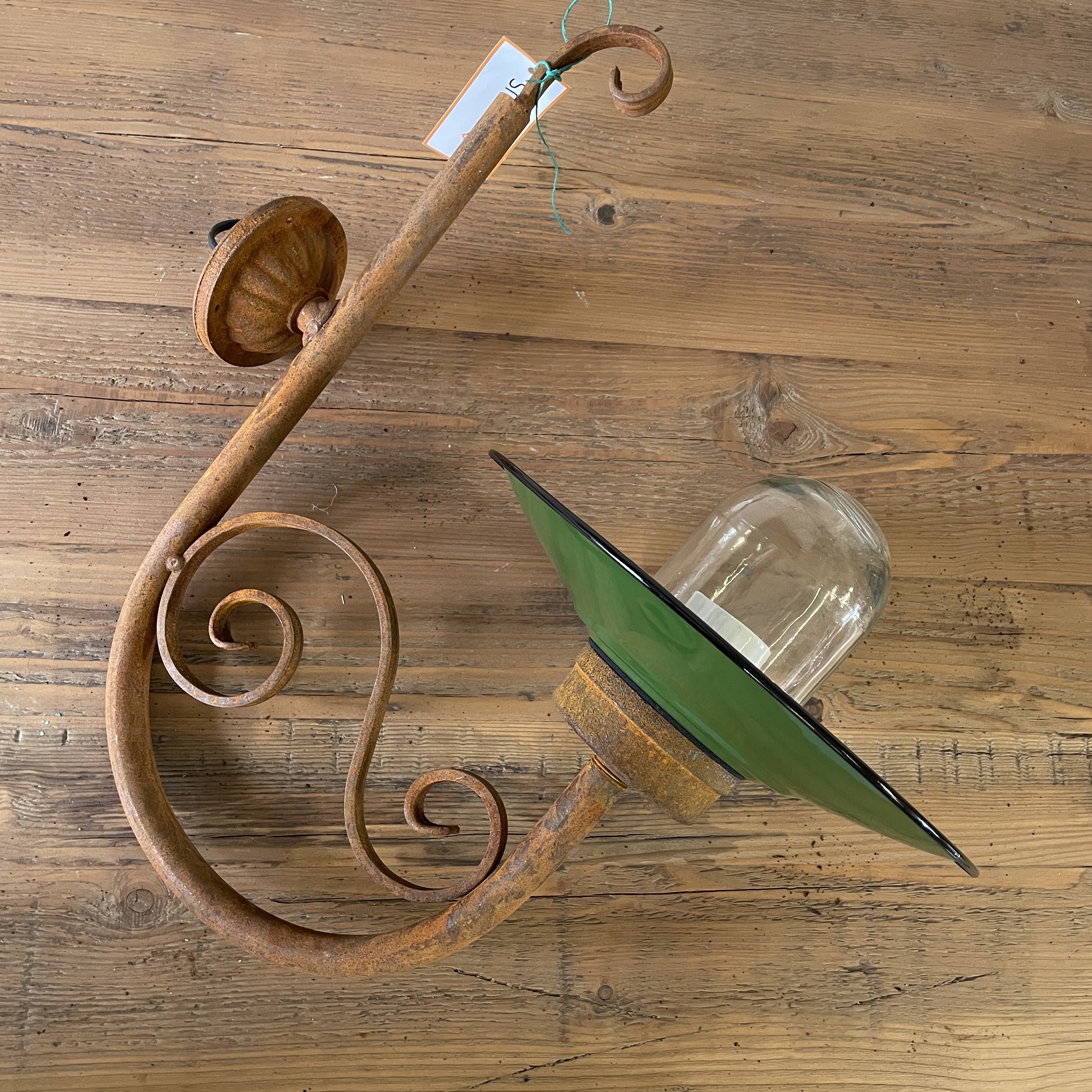 Stallampa Emalj - Packhus Nr. 1904   Ø 28 cm - 4