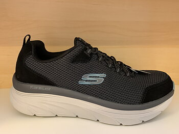 SKECHERS  Herrsko "Mens DéLux Walker med Memory Foam  och Relaxed Fit. Resår istället för snörning.