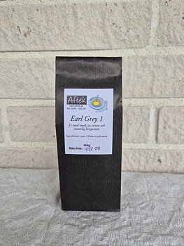 Förpackat svart te, Earl Grey 1, 100g, Aftek