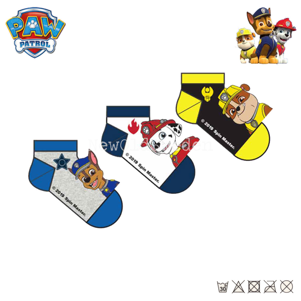 Socka 3-pack - Stl. 23/26 - PAW PATROL Original 1800 - 2
