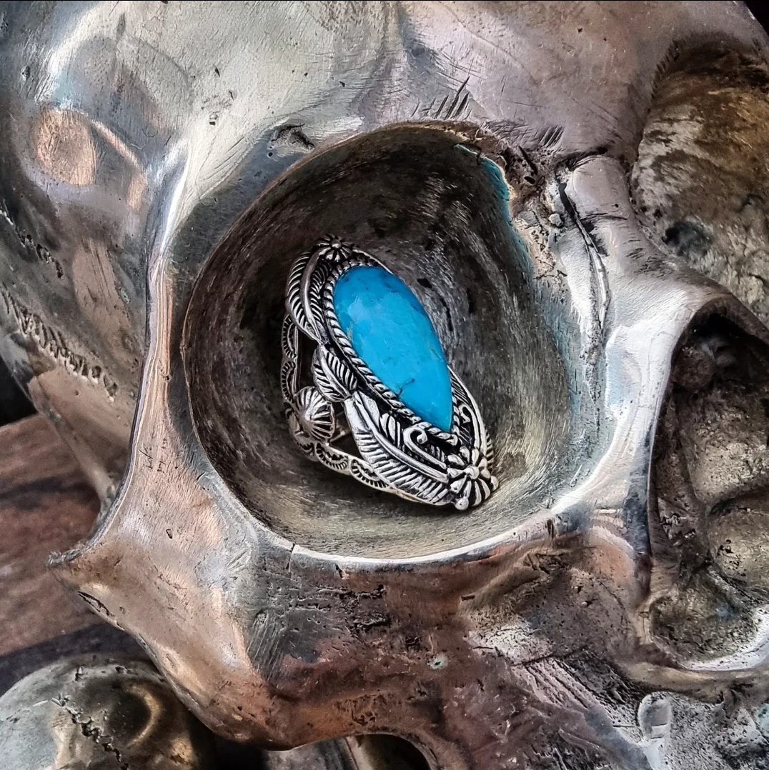 Ring 925 Silver - Turquoise Shield - 3