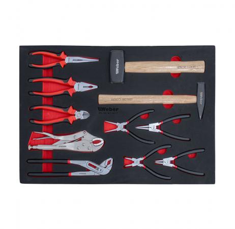 Mobil Verktygsvagn WEBER 151 delar - 6