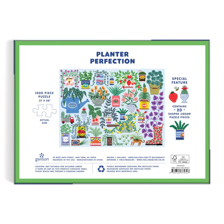 Planter Perfection 1000 Piece Puzzle with Shaped Pieces - 5