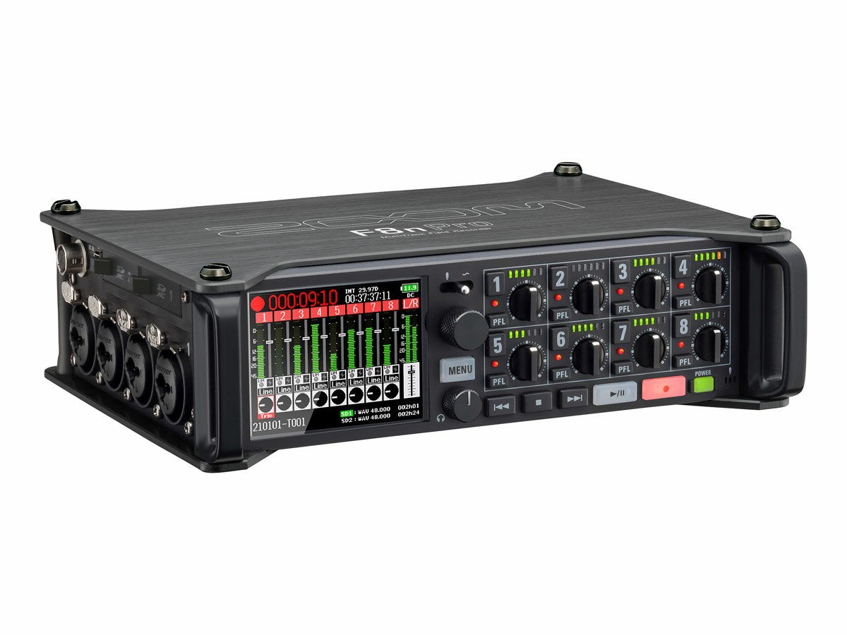 Zoom F8n PRO Multitrack Field Recorder - 9