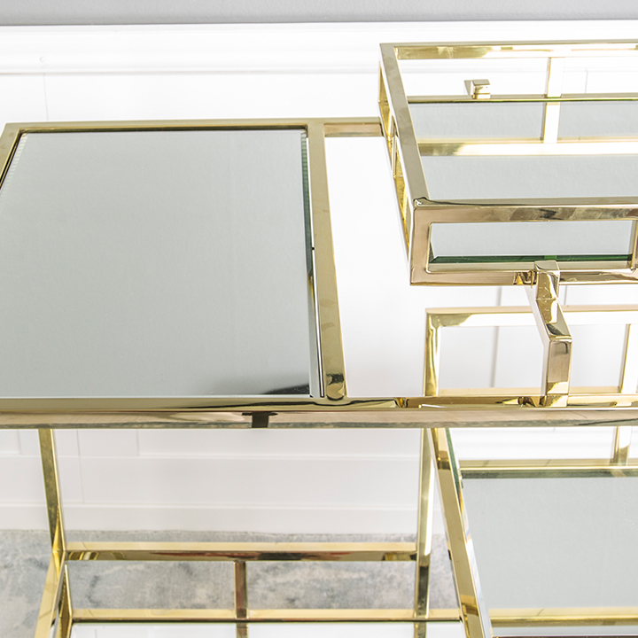 Empire drinkvagn guld - 12