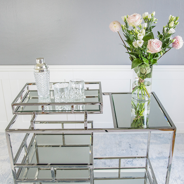Empire drinkvagn silver - 9