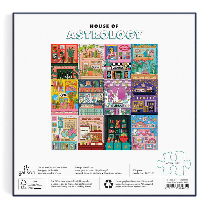 House of Astrology 500 Piece Foil Puzzle - 6