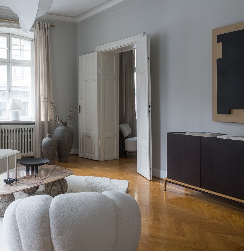 Zen sideboard brunbetsad valnöt - 7