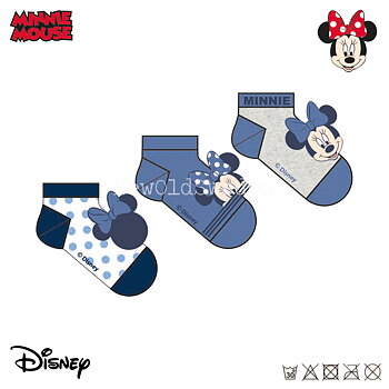 Socka 3-pack - Stl. 27/30 - Minnie Mouse Disney Originals 1850
