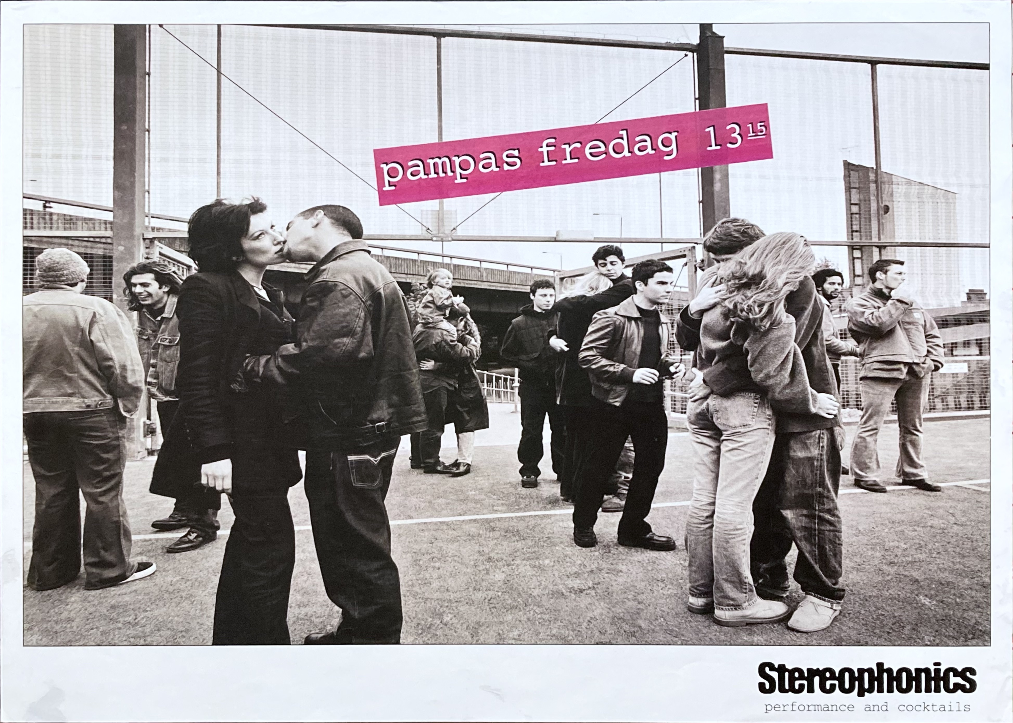 STEREOPHONICS - Hultsfred 18 Jun Konsertaffisch (1999)