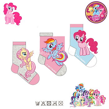 Socka 3-pack - Stl. 31/34 - MY LITTLE PONY Original - 2500