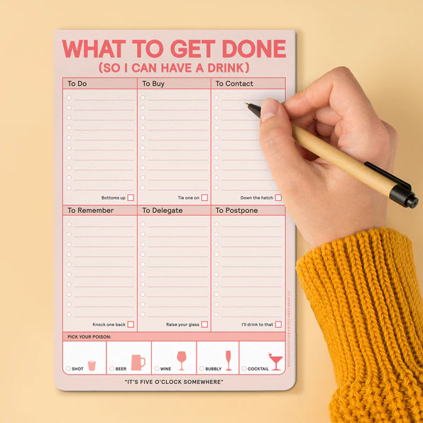 What to Get Done So I Can Have a Drink Pad (Pastel Version) - 5