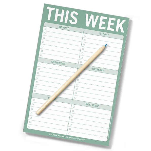 This Week Pad (Sage Green) - 6