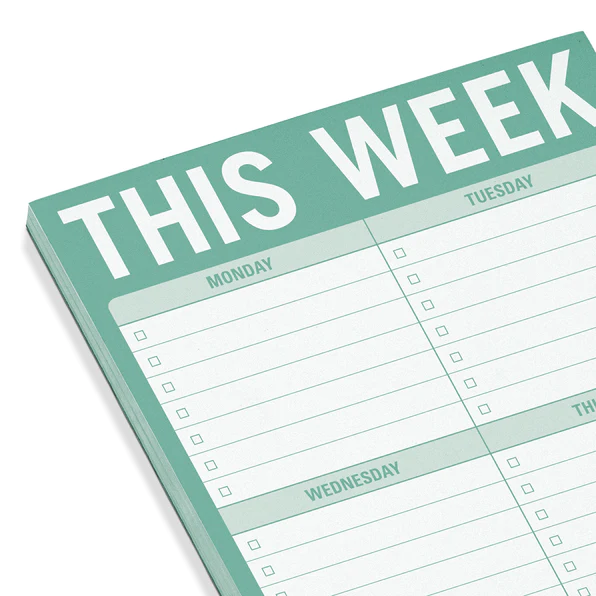 This Week Pad (Sage Green) - 3