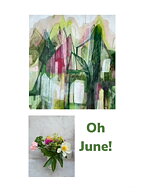 "Oh June!" / tavla akryl orginal