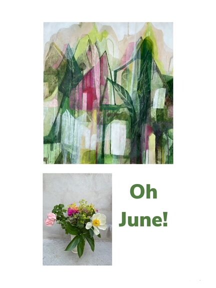 "Oh June!" / tavla akryl orginal