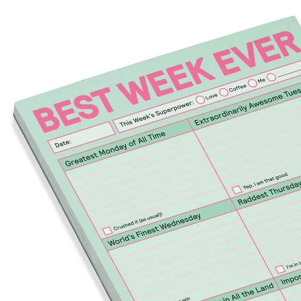 Best Week Ever Pad - 3