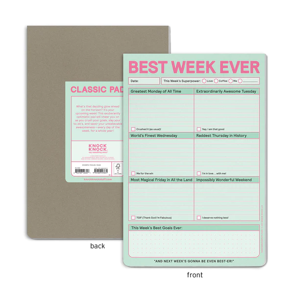 Best Week Ever Pad - 2