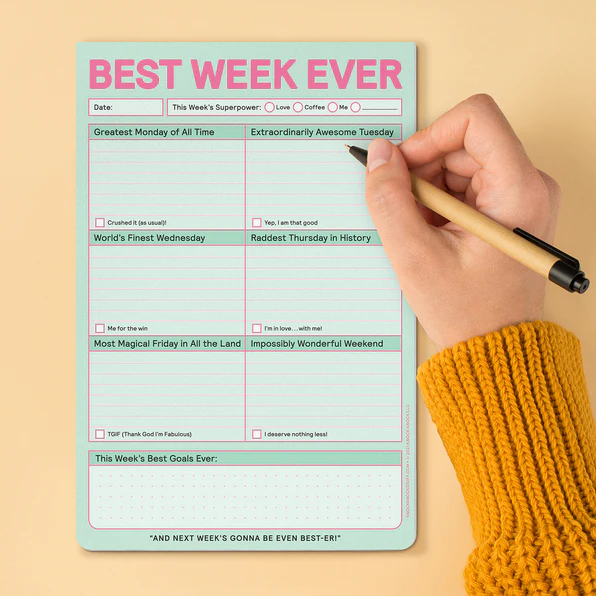 Best Week Ever Pad - 5