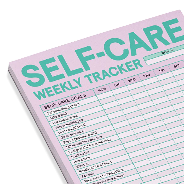 Self-Care Weekly Tracker Pad - 3