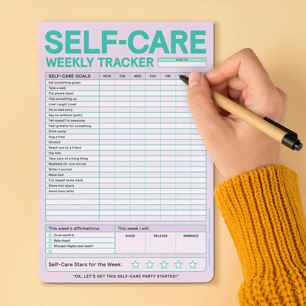 Self-Care Weekly Tracker Pad - 5