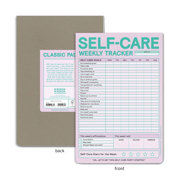 Self-Care Weekly Tracker Pad - 2