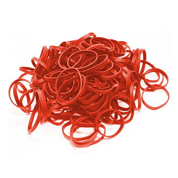 Thick Rubberbands - Red