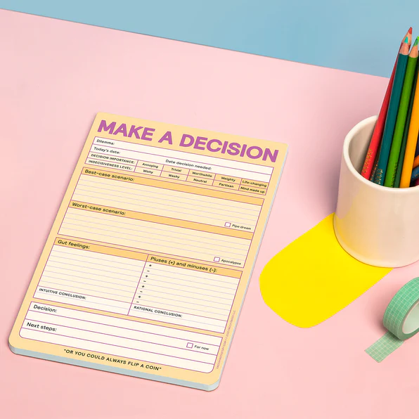 Make a Decision Pad (Pastel Version) - 4