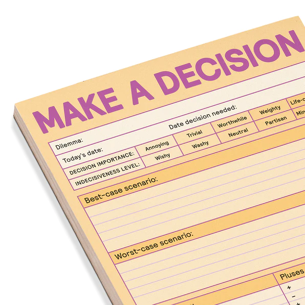 Make a Decision Pad (Pastel Version) - 3