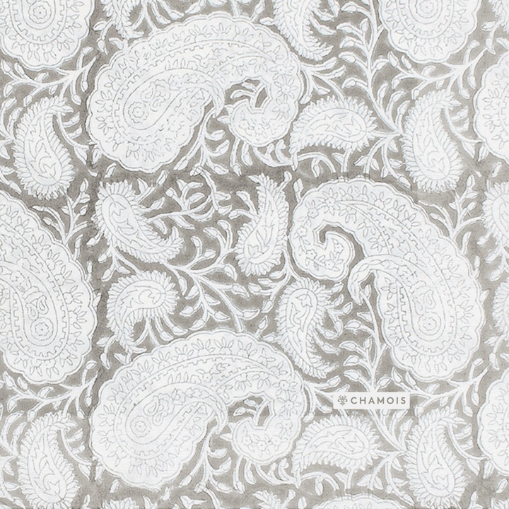 Pappersservetter - BIG PAISLEY - Chamois - 50-pack - 2