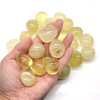 Citrin, trumlad kristall 3-4cm