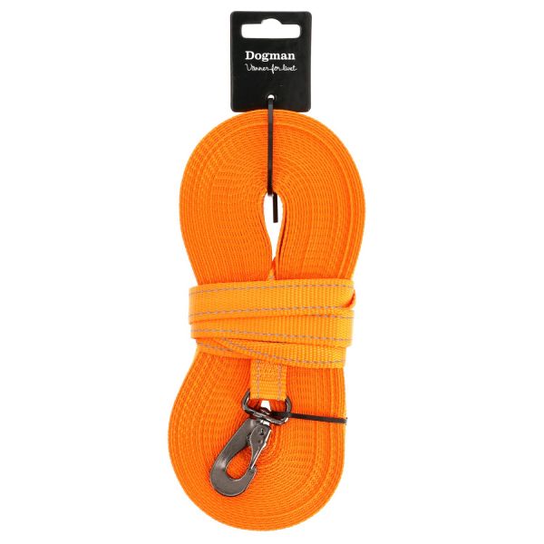 Dogman Vävd Spårlina Iris Orange 15 Meter 