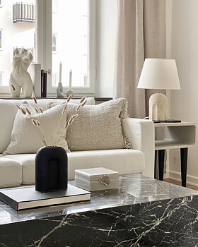 Soffbord St. Laurent svart marmor