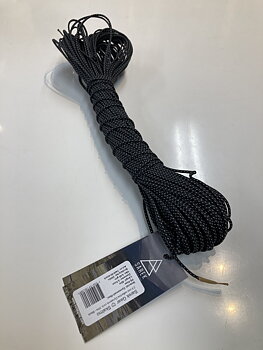 Sarek - 2,5 mm reflective Dyneema® cord, 50 m - Black