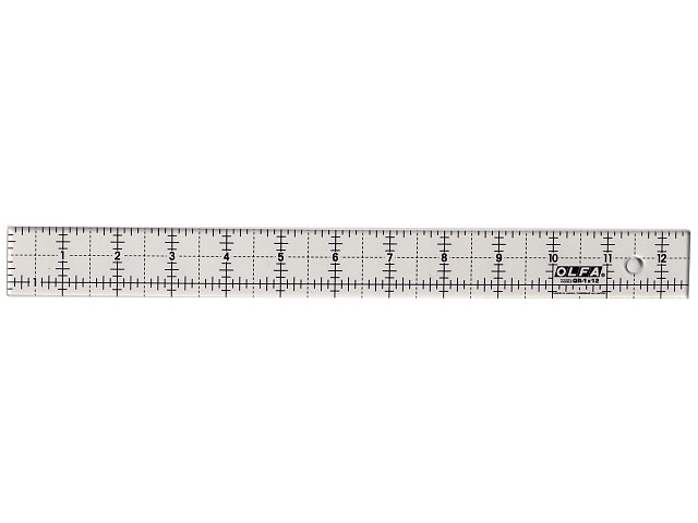 Olfa Pattern Ruler NonSlip QR-1X12