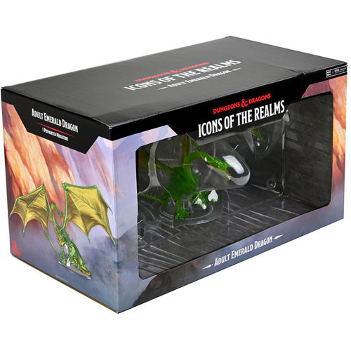 D&D Icons of the Realms: Adult Emerald Dragon Premium Figure