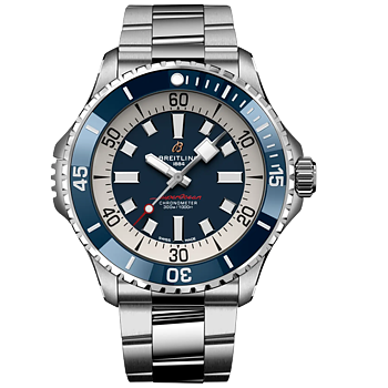 A17378E71C1A1 Breitling Superocean Automatic 46 blå länk