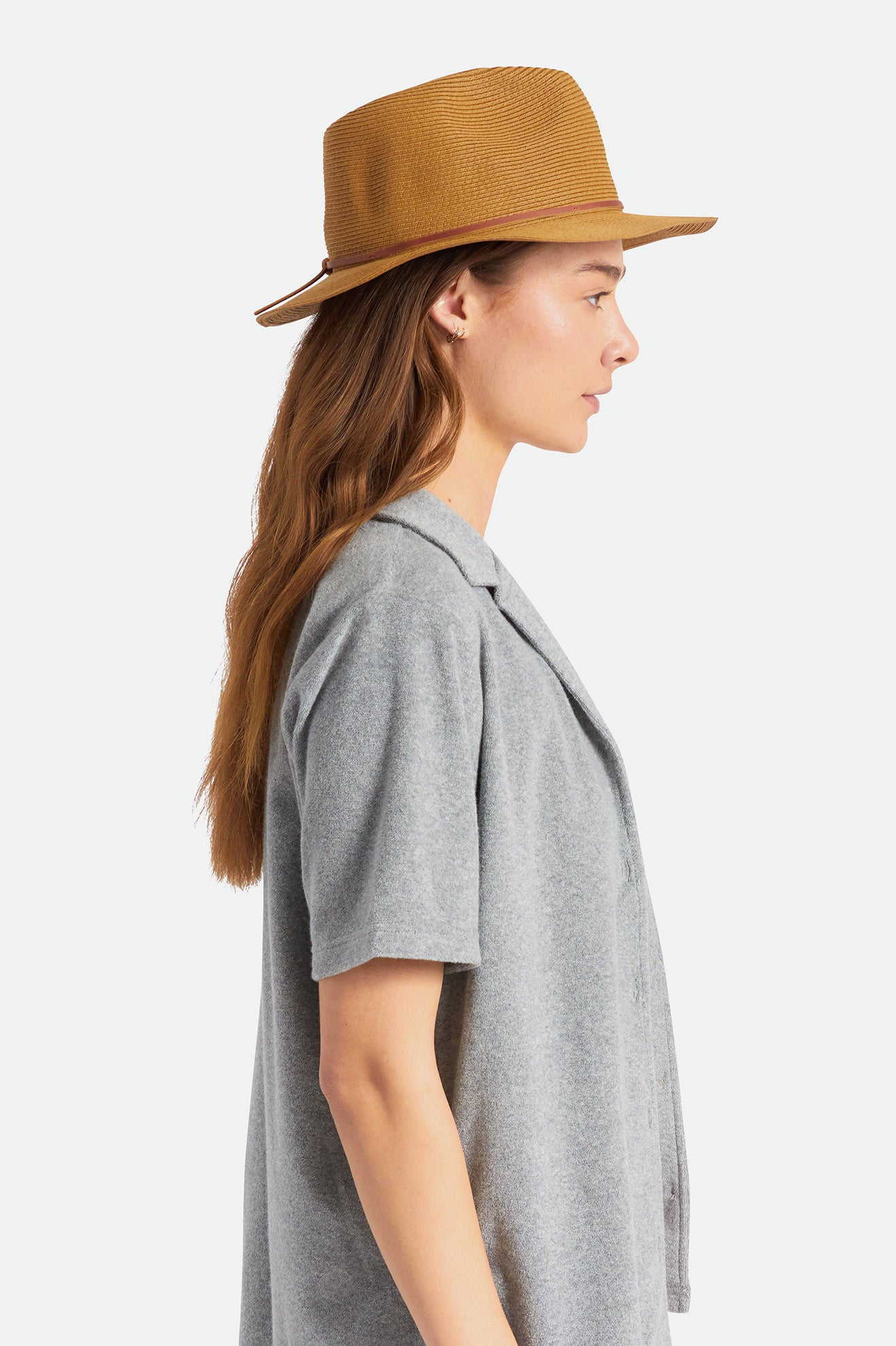 Wesley packable fedora straw - 5