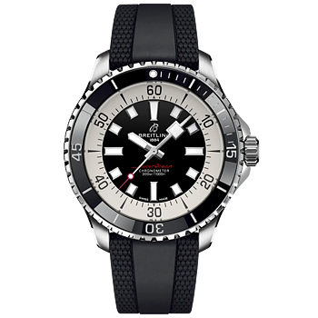 A17376111B1S1 Breitling Superocean Automatic 44 svart gummiband 