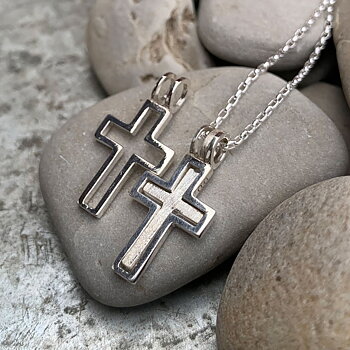 Halssmycke - Uppståndelsekors  Sterling silver  HF25518