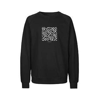 Sweatshirt with white pattern 1- pack