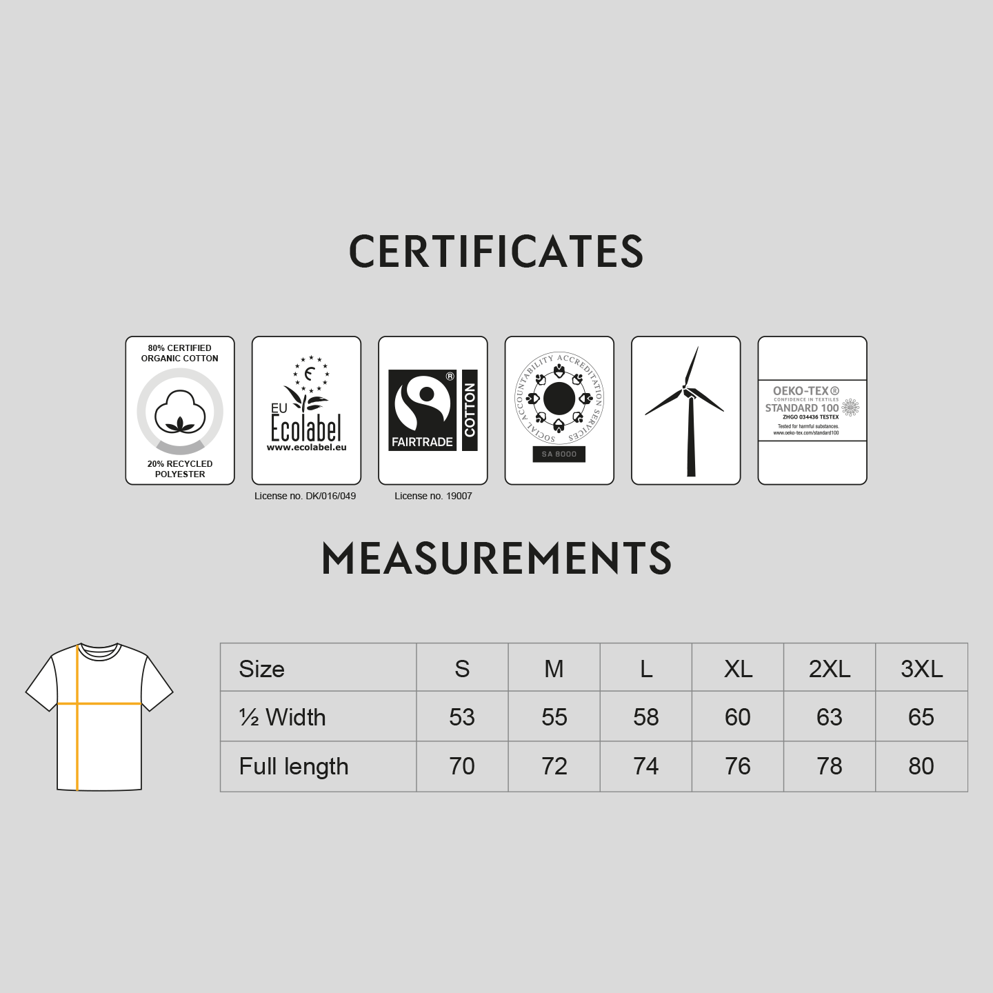 T- shirt workwear with white pattern 1- pack - 2