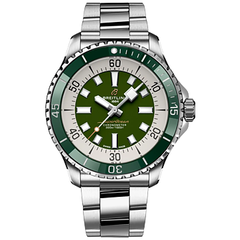 A17376A31L1A1 Breitling Superocean Automatic 44 grön länk