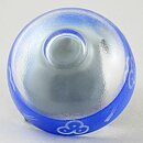 Ulrica Hydman Vallien (Kaboka 1996) Blue Bowl with Flower Decor 15 cm