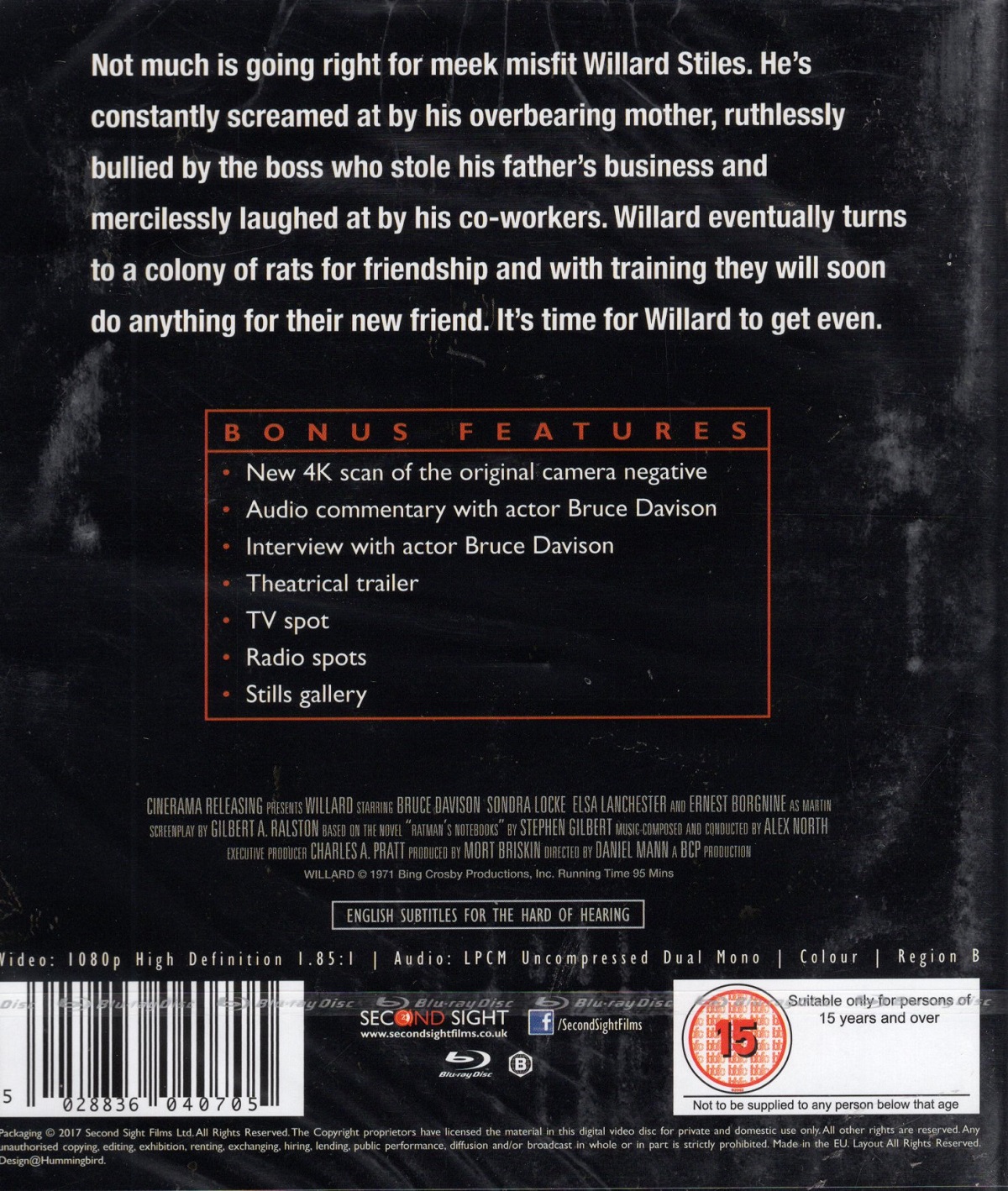 Willard (ej svensk text) (Blu-ray) - 2