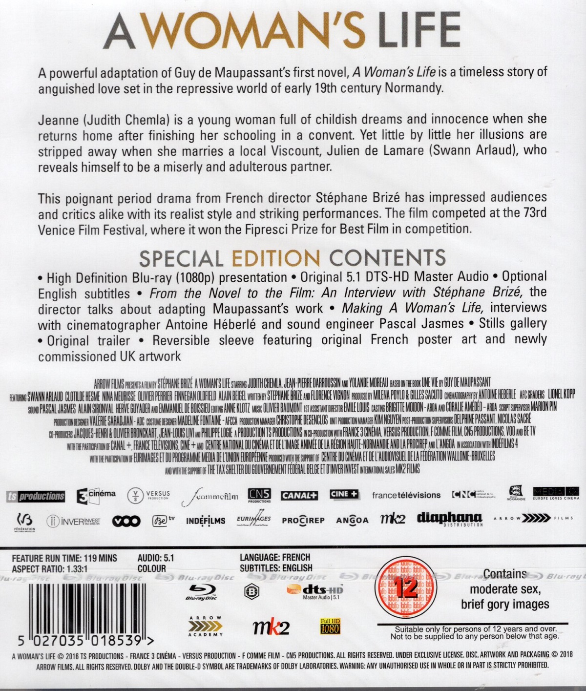 A Woman's Life (ej svensk text) (Blu-ray) - 2